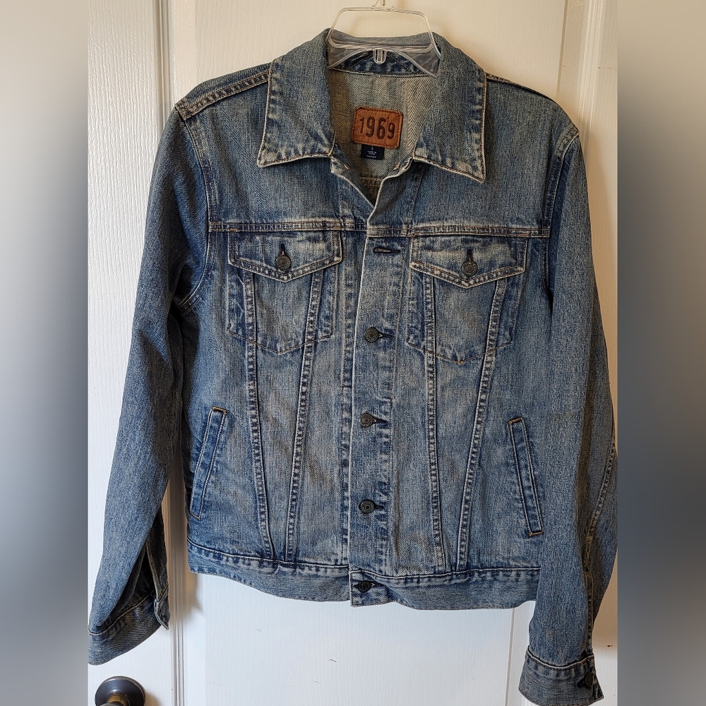 Gap 1969 Denim Jean Vintage Fashion Jacket Women's Size: Small Stonewash Fall'02